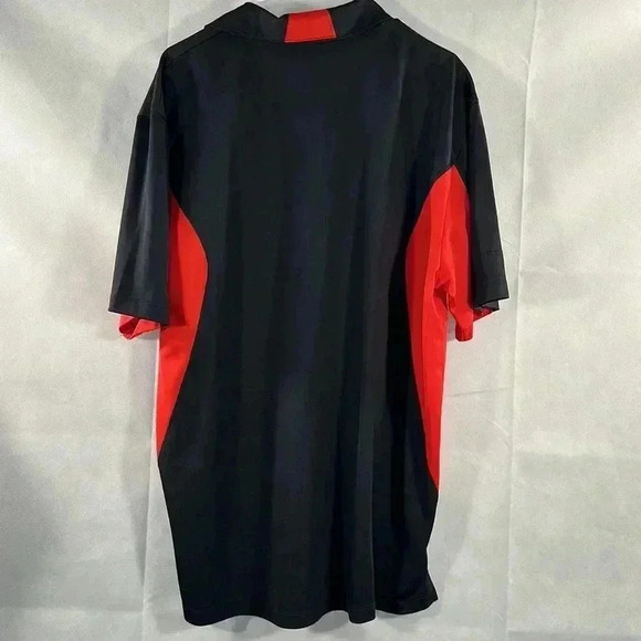 Sport-Tech Red/Black Sport-Wick Men’s Polo XL - Picture 2 of 4